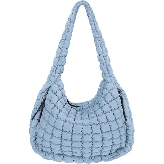 Quilted Tote Bag Large Quilted Carryall Puffer Shoulder Bag Lightweight Quilted Padding Hobo Bag Quilted Bag