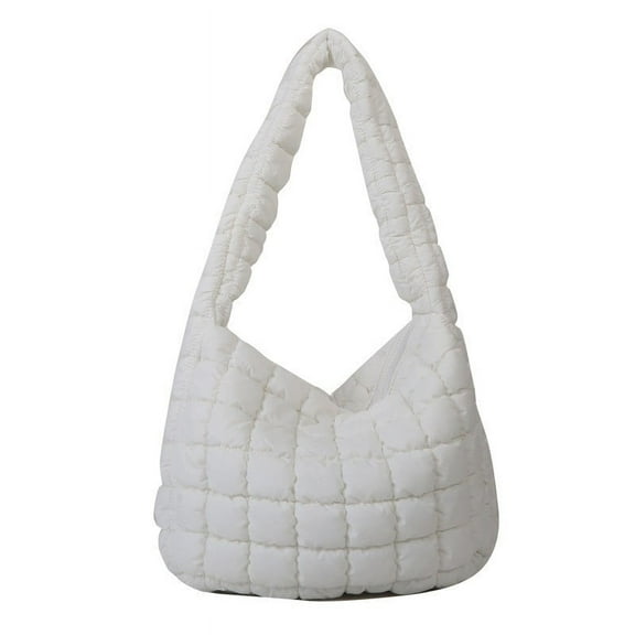 Quilted Tote Bag Large Quilted Carryall Puffer Shoulder Bag Lightweight Quilted Padding Hobo Bag Quilted Bag