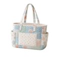thumbnail image 1 of Quilted Tote Bag,Multi-Pocket Shoulder Bag Large Capacity Handbag for Women,Beach Shopping Bag for Travel and Daily Outings, 1 of 6