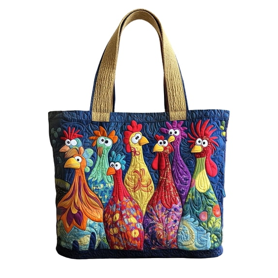 Quilted Tote Bag Soft Puffy Design Large Capacity Shoulder Bag