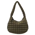 thumbnail image 1 of Quilted Tote Bag for Women Large Carryall Puffer Shoulder Hobo Purse Lightweight Padding Crossbody Handbags, 1 of 4
