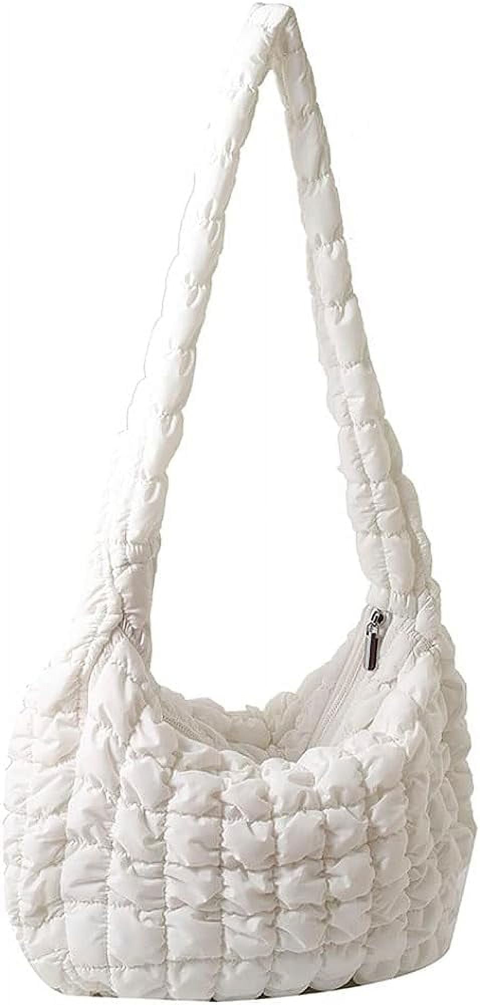 ◆as if calie◆ CALIE GURLS PADDING TOTE BAG WHITE CA24CAC00 Quilted Tote Bag for Women Puffer Bag Quilted Bag
