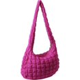 thumbnail image 1 of Quilted Tote Bag for Women Puffer Bags Large Padding Shoulder Bag Dumpling Underarm Bag Tote Bag Cloud Handbags with Zip, 1 of 12