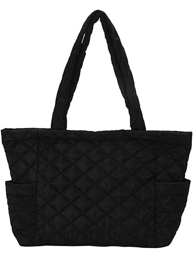 Quilted Tote Bags for Women Lightweight Puffer Padding