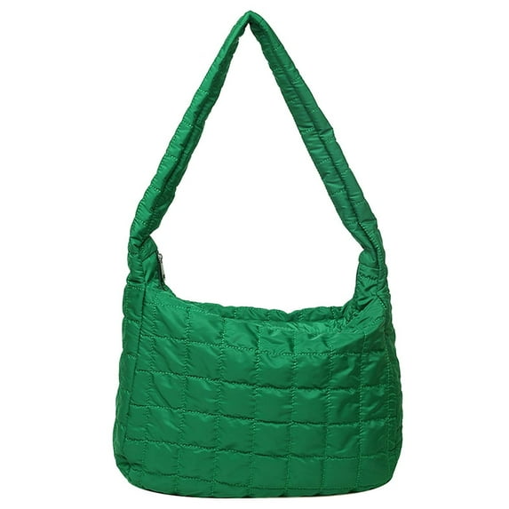 Quilted Tote Bags for Women Puffy Shoulder Bag Hobo Bags Padded Crossbody Bags for Women