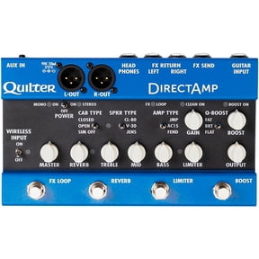 Quilter Labs DirectAmp Stereo Amp Simulator Effects Pedal - Blue