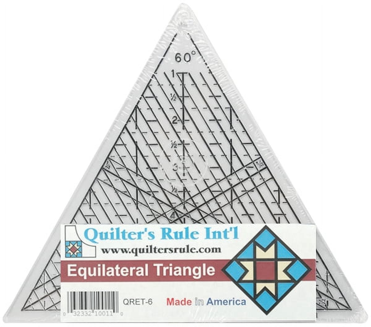 Amazon.com: Quilt In A Day Equilateral Triangle Ruler, 8.5