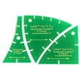thumbnail image 1 of Quilter's Paradise Slit N Sew Winding Ways Set Templates - Acrylic, 1 of 2