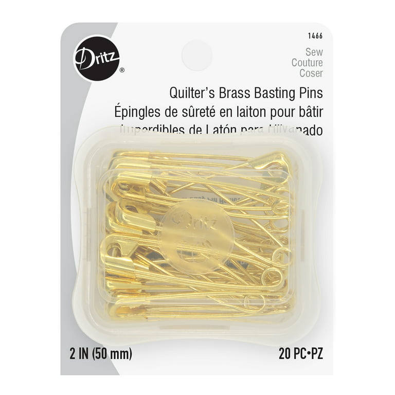 400-Count Safety Pins - Large Safety Pins for Garment Repair, Quilting,  Jewelry Making, Gold - 1.7 x 0.4 Inches 