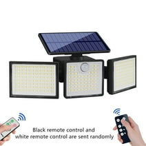 Quiltered  235 LED Solar Lights Outdoor Motion Sensor Security Lights, Solar Flood Lights with 3 Modes 270° Wide Lighting Angle, IP65 Waterproof Wall Lamp