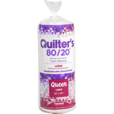 Quilters 80/20™ Quilt Batting by Fairfield™, 90" x 108"