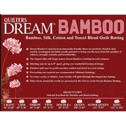 Quilters Dream Bamboo/Silk Blend Midloft Quilt Batting 120" x 122" King