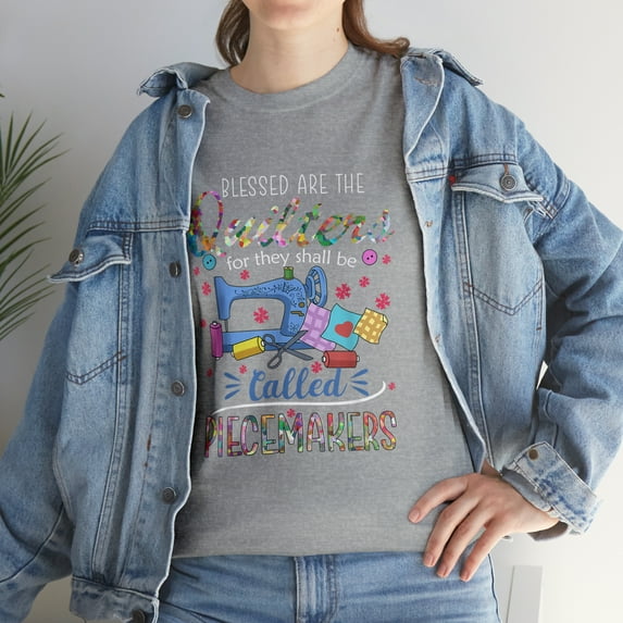Quilting Blessed Are Piecemakerss For Quilters T-Shirt