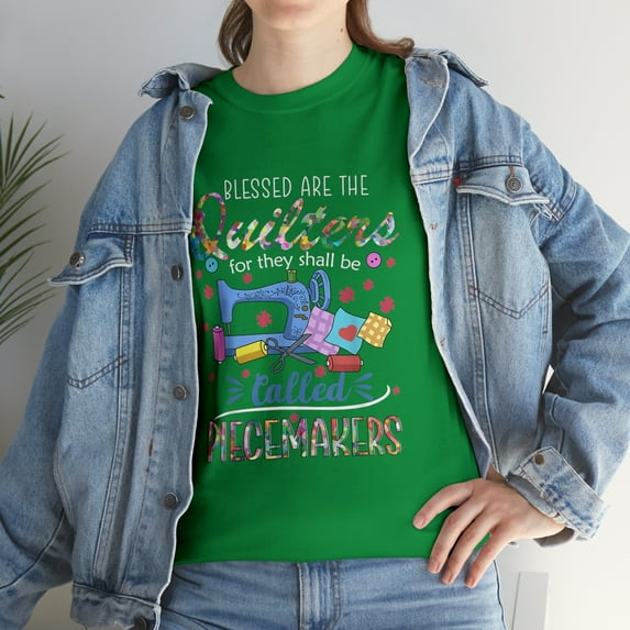 Quilting Blessed Are Piecemakerss For Quilters T-Shirt