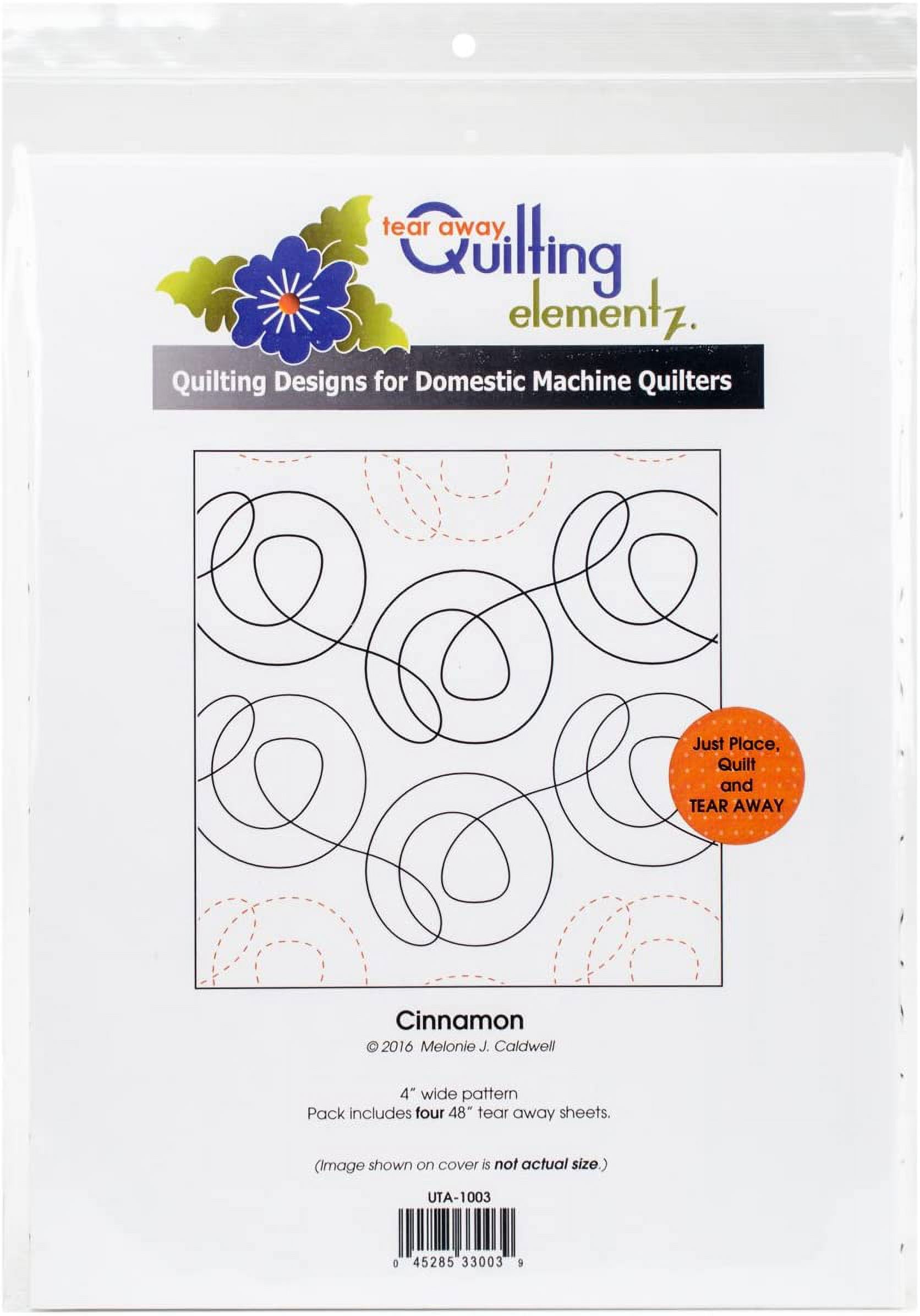 Quilting Creations Cinnamon, 4 Inch Rows,UTA1003 Urban Elementz Tear