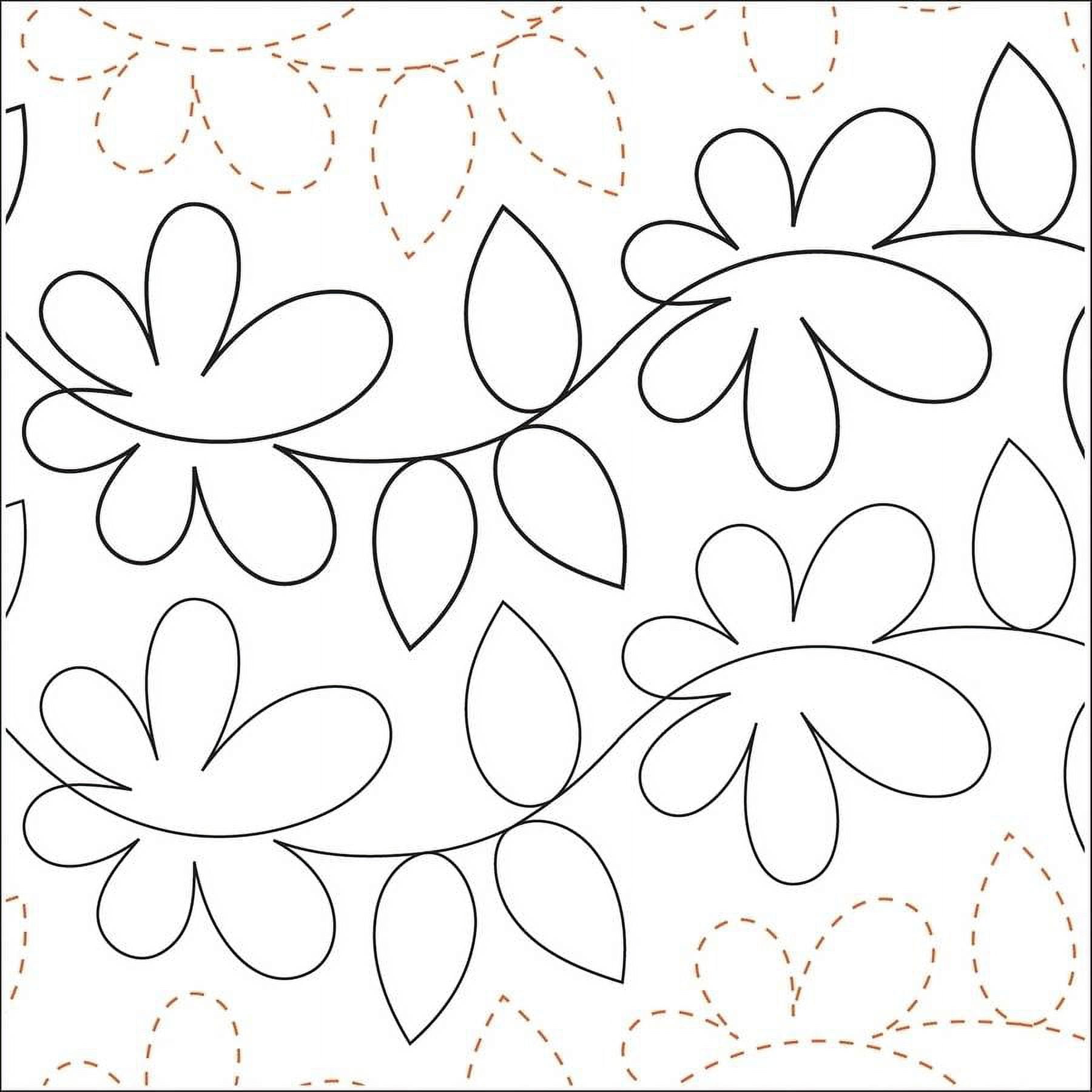Quilting Creations Printed Tear Away Quilting Paper, Daisy Dotz 6