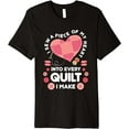 thumbnail image 1 of Quilting Heart Sewing Machine Funny Sew Sewer Quilter Premium T-Shirt, 1 of 3