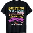 thumbnail image 1 of Quilting Is A Sport Funny Quilt Sayings Sewer Quilter T-Shirt, 1 of 4