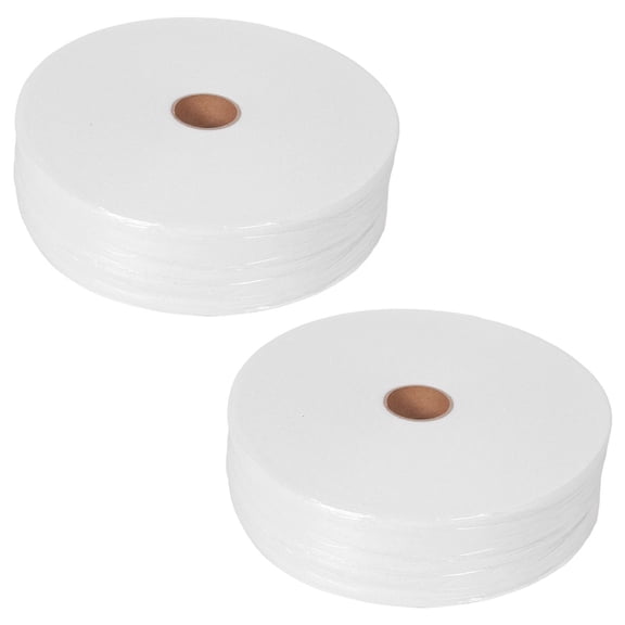 Quilting JellyRoll Fabric, 2 1/2 Inch Cotton Blend Wool Batting Rolls for Rugs, Wallets (2 Rolls)(2 X 70 Yards)