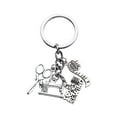 thumbnail image 1 of Homoyoyo Metal Keychains Colorful Sewing Key for Keys Hanging and Accessories, 1 of 7