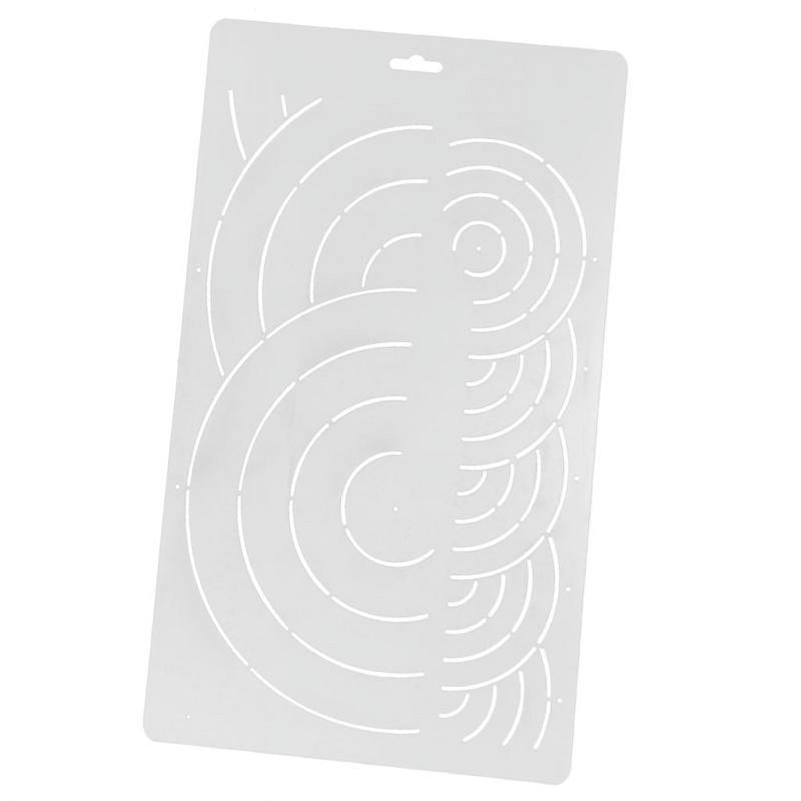 Quilting Quilt Stencil Painting Craft Template Sewing Tool 34x20cm