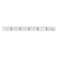 thumbnail image 1 of Quilting Ruler Fabric Cutting Ruler Acrylic Quilters Rulers Architect Template Drafting Ruler for Quilting and Sewing, 1 of 7