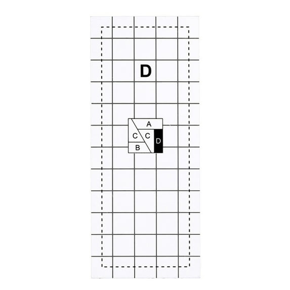 Quilting Ruler Templates 3/4/5Pcs Acrylics Patchwork Ruler Clearly Making Lines forAdu1tSewing Quilting Embroidery