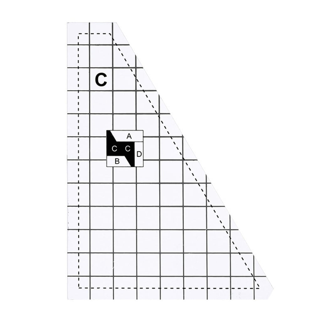 Quilting Ruler Templates 3/4/5Pcs Acrylics Patchwork Ruler Clearly ...