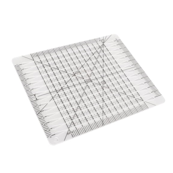 Quilting Ruler Transparent Acrylic Accurate Scale Black Grid Line Multifunction Cut Ruler for Sewing Needlework Craft