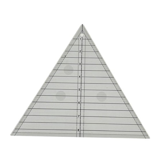Quilting Ruler Triangle Acrylic Quilting Ruler Fabric Cutting Ruler Clear Mark 9