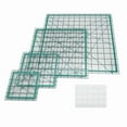 thumbnail image 1 of Quilting Rulers,4 Square Quilting Templates Acrylic Rulers with 24 Non-Slip Rings, 1 of 6