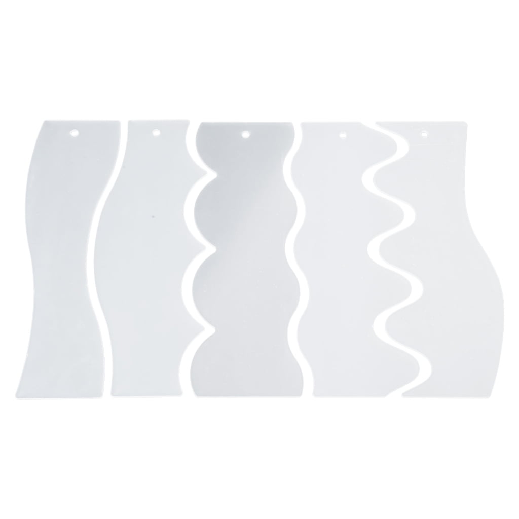 Quilting Rulers Templates for Sewing Quilters Rulers Wavy Quilting