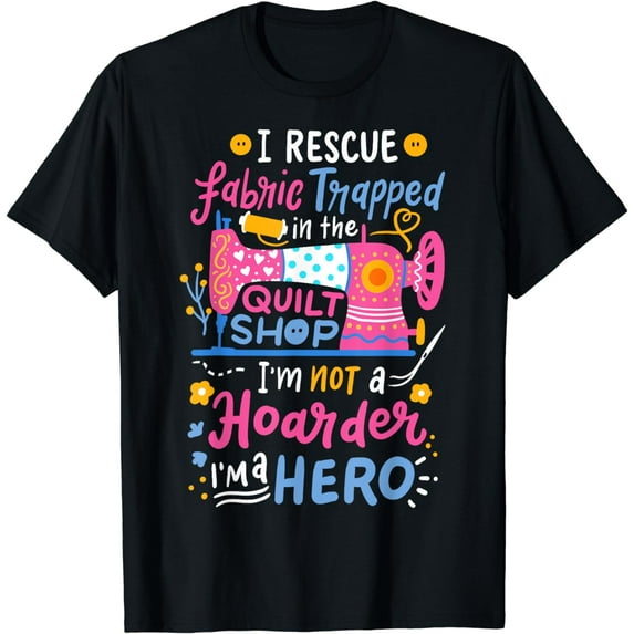Quilting Sewing Quilt Shop T-Shirt