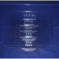 thumbnail image 1 of Quilting Template - 5 Piece Half Size Square Set 4.5" to 12..5" - 1/8" Thick, 1 of 2