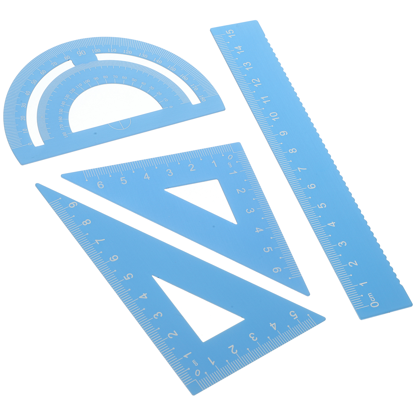 Quilting Templates Triangular Scale Ruler Student Tool Metal Protractor ...