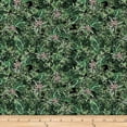 thumbnail image 1 of Quilting Treasures Desiree North Woods Neighbor Pine Quilt Fabric, Black, Quilt 100% Cotton Fabric sold by the yard, 1 of 1