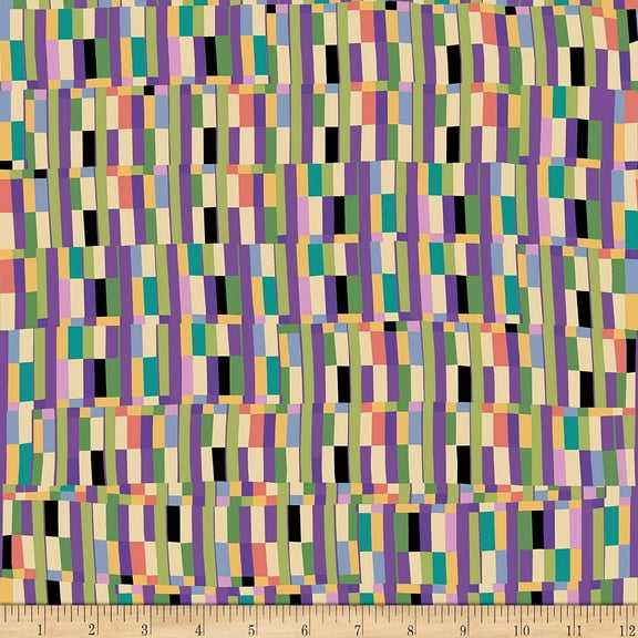 Quilting Treasures Echo Tile Geometric Quilt Fabric, Green 100% Cotton Fabric sold by the yard