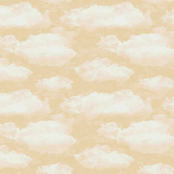 Quilting Treasures Faith by Dan Morris Clouds Cream 100% Cotton Fabric sold by the yard