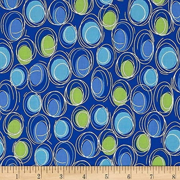 Quilting Treasures June Bee Thalia Circle Geometric 100% Cotton Fabric sold by the yard