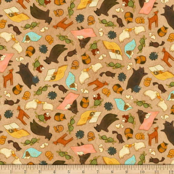 Quilting Treasures Marlena Swirls Yellow Quilt 100% Cotton Fabric sold by the yard