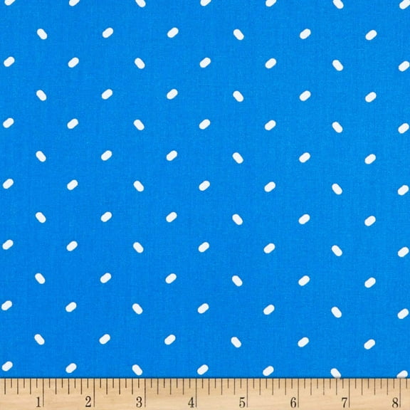 Quilting Treasures Quilt Sweet Caroline Tic Tac Dot Light Navy 100% Cotton Fabric sold by the yard