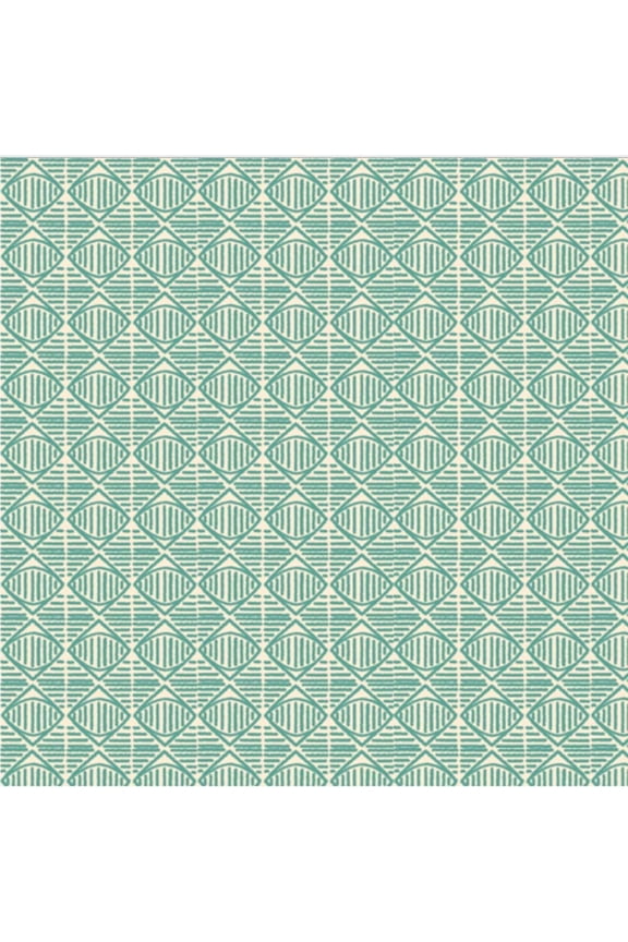 Wisdom of The Plains Plaid Squares Jade 100% Cotton Fabric sold by the yard