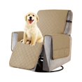 thumbnail image 1 of Quilting Waterproof Recliner Slipcover, Recliner Chair Cover Reversible Armchair Covers Sofa Slipcover Elastic Band Recliner Cover Anti-Slip Armchair-Sand color-small, 1 of 8