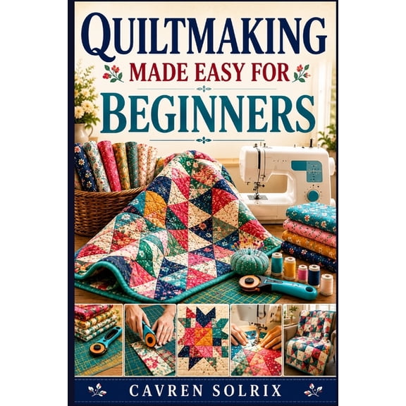 Quiltmaking Made Easy for Beginners: A Step-by-Step Guide to Quilt Techniques, Easy Patterns, and Creating Projects from, (Paperback)