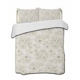 thumbnail image 1 of Quilts King Size Bedding Set, Farmhouse Flowers Lightweight Quilted Comforter, Green Botanical Floral Patterned Soft Reversible Bedspread Coverlet with Pillow Covers for All Season, 96" x 106", 1 of 7