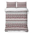 thumbnail image 1 of Quilts King Size Bedding Set, Red Vintage Boho Lightweight Quilted Comforter, Farmhouse Ethnic Tribe Classic Soft Reversible Bedspread Coverlet with Pillow Covers for All Season, 96" x 106", 1 of 9