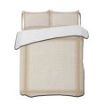 thumbnail image 1 of Quilts Queen Size Bedding Set, Tan Stripes Reversible Summer Quilt 3 Pieces, Modern Minimalist Lines Grid Beige Lightweight Bedspreads Coverlets with 2 Pillow Shams for All Seasons, 1 of 5