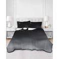 thumbnail image 1 of Quilts Twin Size, Night Stars Moon Soft Comforter Bedding Set for Bed, Modern Abstract Art Cloud Fog Lightweight Quilted Bedspread with Pillow Cover(2 Pieces) for All Season, 68x86 Inch, 1 of 6