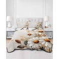 thumbnail image 1 of Quilts Twin Size, Spring Floral Soft Comforter Bedding Set for Bed, Daisy Summer Botanical Vintage Flowers Lightweight Quilted Bedspread with Pillow Cover(2 Pieces) for All Season, 68x86 Inch, 1 of 6