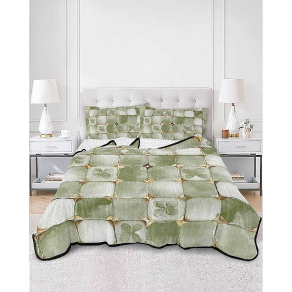 Quilts Queen Size, Red Abstract Soft Comforter Bedding Set for Bed ...